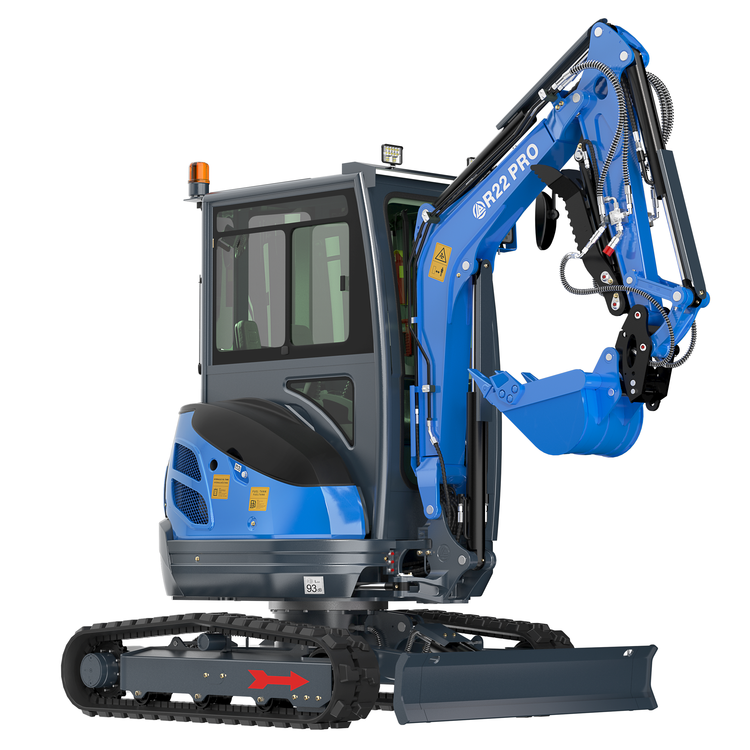 R22  cab (heating and cooling air conditioner) + telescopic side swing Kubota D1105 [LP02010981]