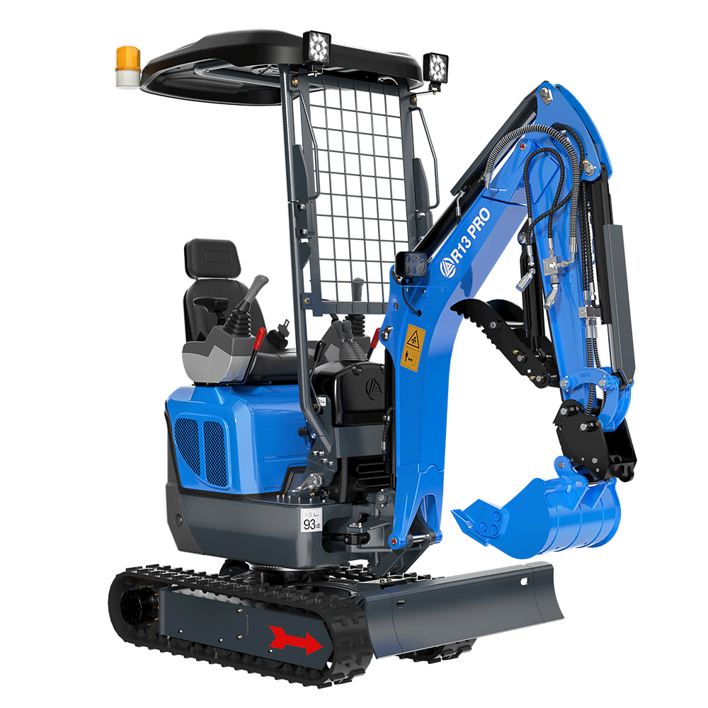 R13 pilot + roof + telescopic side swing Kubota D722 [LP02010979U04]