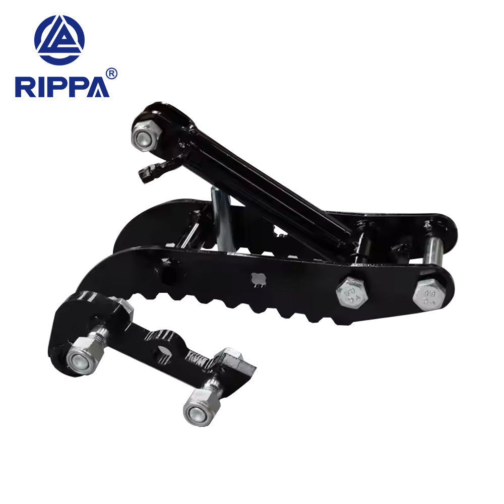 Excavator R22-2 Kubota Thumb Clamp and Mounting Plate Complete Set (Powder-Coated - Black RAL9004)[LP0112013859]