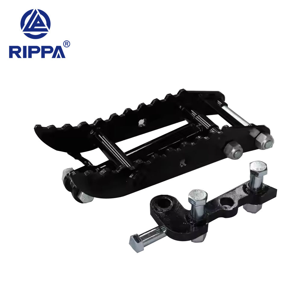 Excavator R22-2 Kubota Thumb Clamp and Mounting Plate Complete Set (Powder-Coated - Black RAL9004)[LP0112013859]