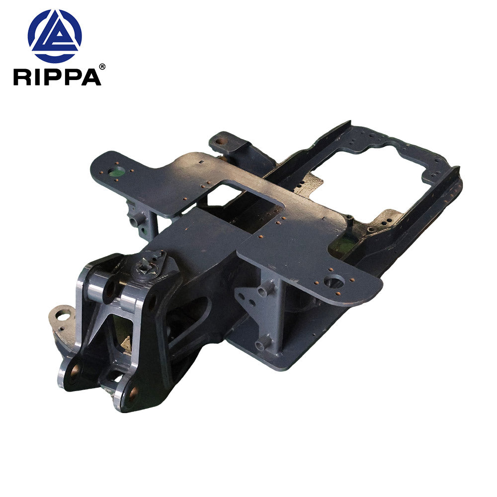 Excavator R10-5 Kubota/R10-5 Yoop/R10-5 Briggs & Stratton Side-Swing Yooper Structure (Cylinder Top Mount) (Powder-Coated - RIPPA Black RAL7016)[LP0112013402]
