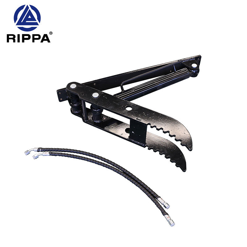 R18 Mini ExcavatorHydraulic thumb clamp assembly parts-black RAL900mm4[LP02080110]