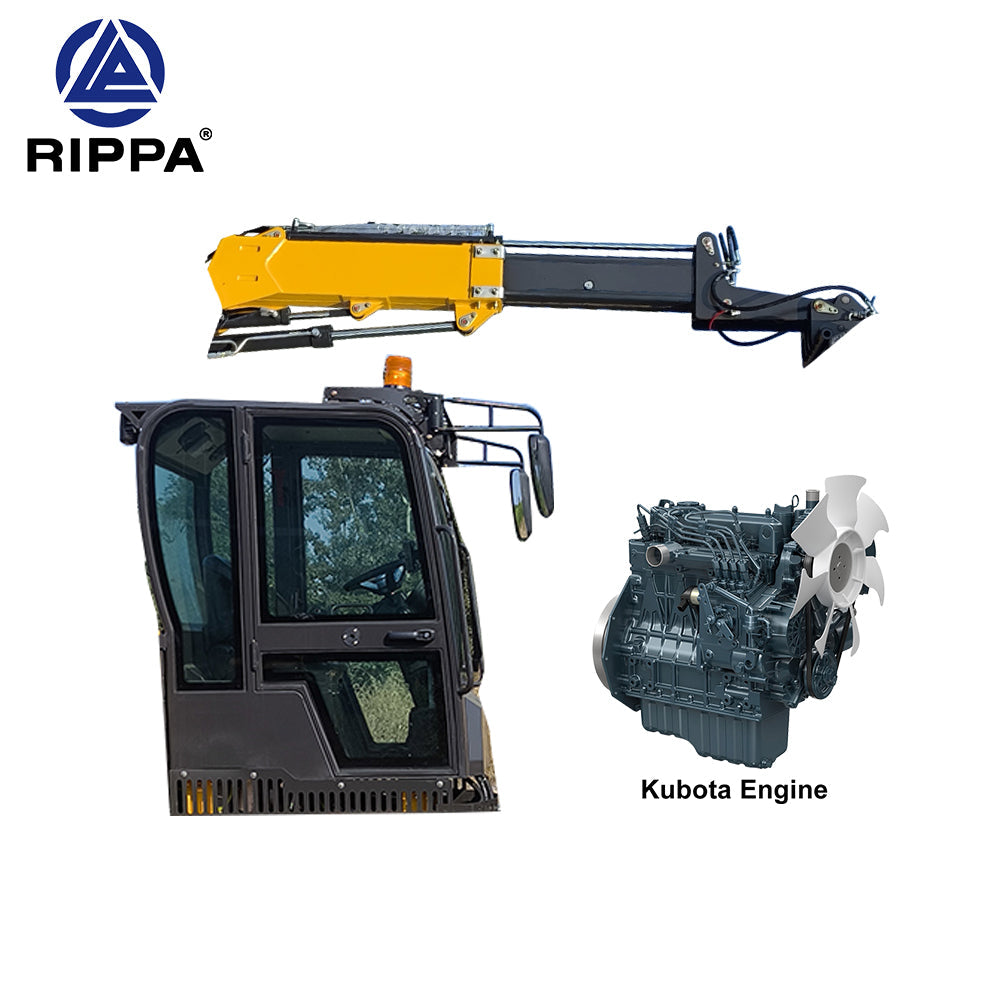 RL08 Cab + telescopic arm + Kubota V1505 (EPA4/Euro 5) [LP0214103]