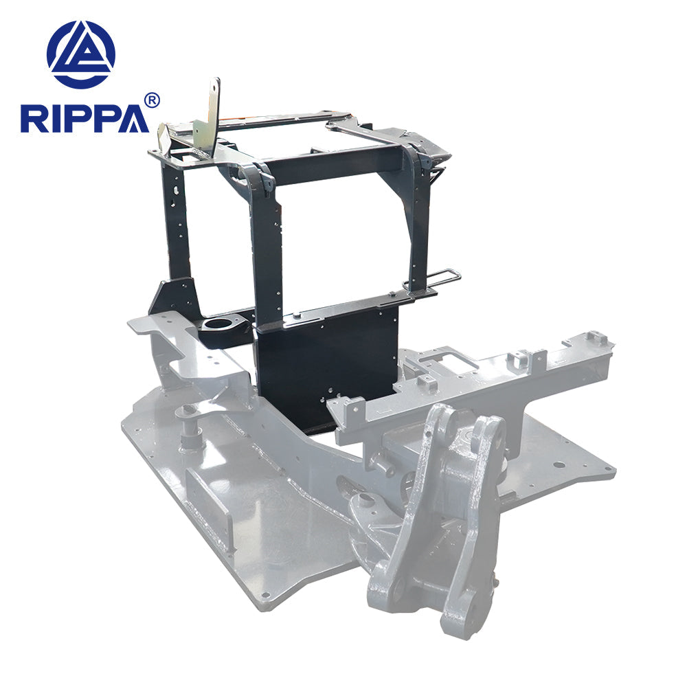 Excavator R18-4 Kubota Full Pilot Seat Bracket (Powder-Coated - RIPPA Black RAL7016)[LP0112014080]
