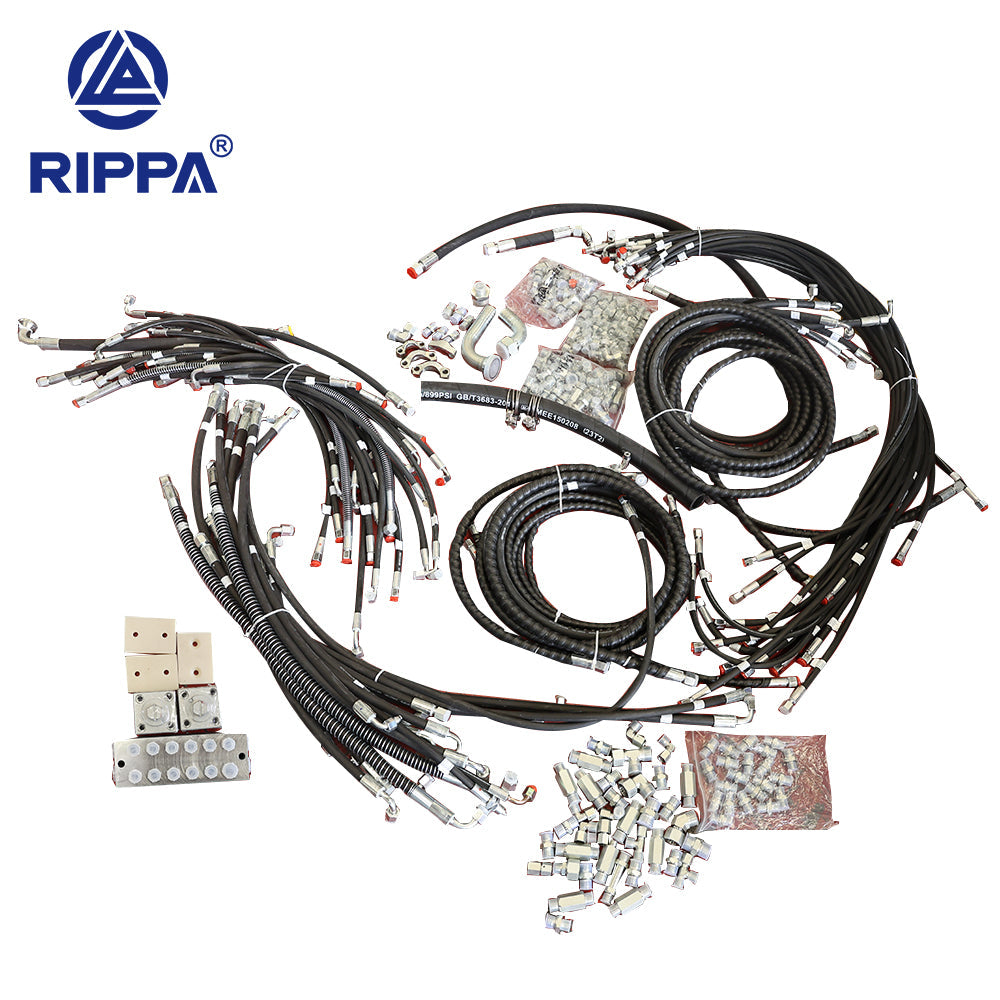 Excavator R18-4 Kubota Full Pilot Complete Hydraulic Hose Set[LP0115021360]